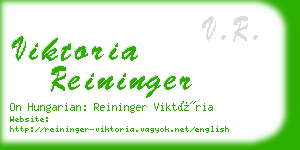 viktoria reininger business card